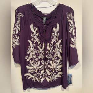 INC woman’s rayon blouse sz 1x